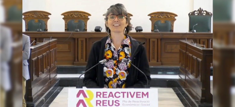 Marta Llorens presentació Pla Estratègic Reactivació Econòmica i Social